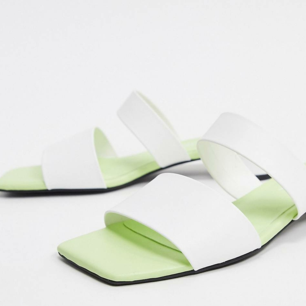 ASOS mule double strap sandal
